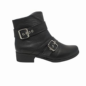 BOTA CANO CURTO DE COURO