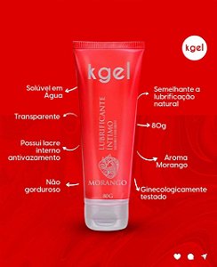 Lubrificante intimo 80G MORANGO