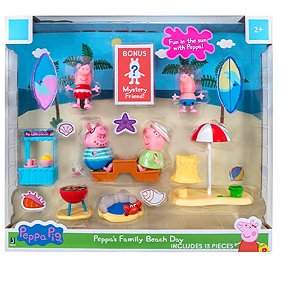 Playset Dia Na Praia Da Família Peppa Pig - Sunny