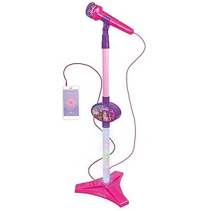 Microfone com Pedestal - Barbie Dreamtopia - Fun