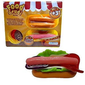 Fidget Toys Food Grudi Hotdog - Multikids- Squishies