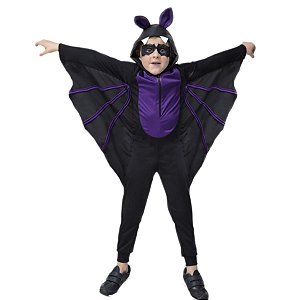 Fantasia Halloween Morcego infantil Menino Morceguinho Luxo