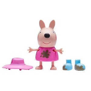 Mini Figura Com Roupinha - Kylie - Peppa Pig - Sunny