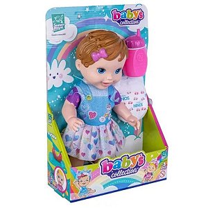 Boneca Babys Collection Faz Xixi - Super Toys