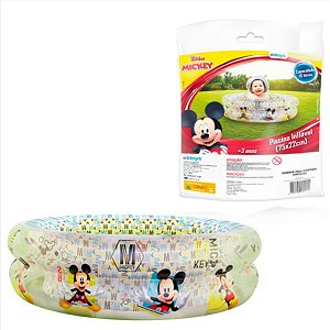 Piscina Infantil Inflável Mickey Disney 70 Litros- Etitoys
