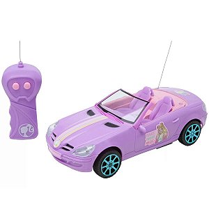 Carrinho de Controle Remoto Barbie - Fashion Driver 3 Funções - Candide
