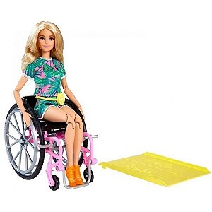 Boneca Barbie Fashionista Cadeira De Rodas - Mattel