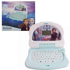 Laptop Infantil Frozen Magic Tech Bilíngue - Candide