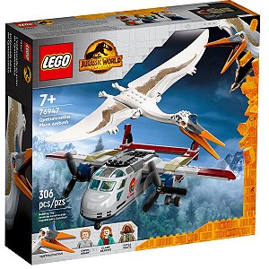 Lego Jurassic World Emboscada de Avião ao Quetzalcoatlus 306pçs