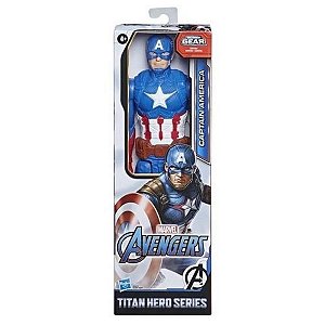 Boneco Titan Hero Marvel Capitao America