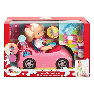 Veículo e Boneca - 37Cm - Little Mommy - Passeio Com Bolhas - Mattel