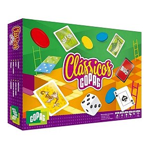 Jogo Clássicos Copag - Kit Com 8 Jogos Clássicos 
