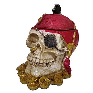 Decoração Halloween Caveira Pirata