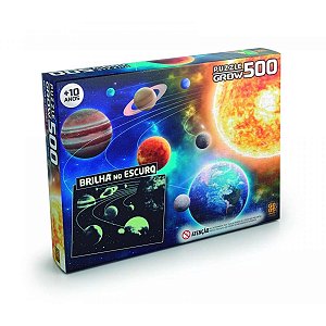 Quebra-Cabeça Sistema Solar 500 peças - Grow