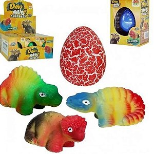 Dinossauro Ovo Surpresa Sortidos Colors - Dm Toys