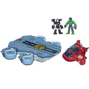 Brinquedo Playskool Heroes Super Hero Helitransporte- Hasbro