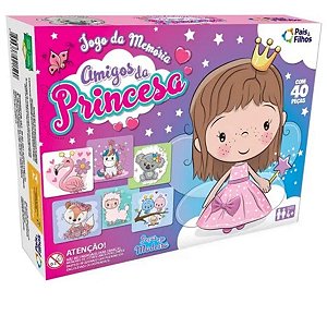 Jogo Da Memória Amigos Da Princesas - Pais & Filhos