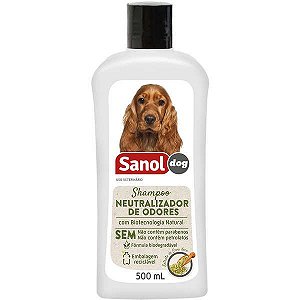 Shampoo Sanol Dog Neutralizador de Odores 500 Ml