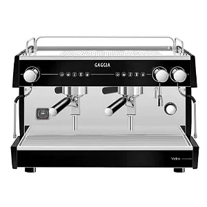 Máquina de Café Espresso Vetro 2 Grupo Profissional 220V Preta