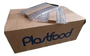 Mexedor Plastfood Drink Slim Cristal - Caixa com  5000 unidades