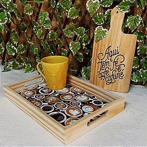 Bandeja de Pinus - Café