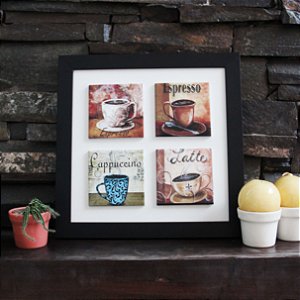 Quadro de azulejo Decor - Café