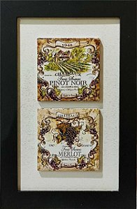 Quadro de azulejo Decor - Vinho