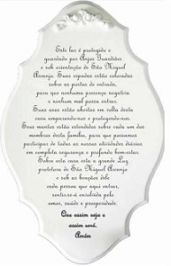 Placa - Oração do Lar