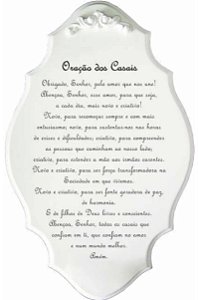 Placa - Oração dos Casais