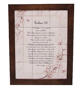 Quadro de azulejo - Salmo 23