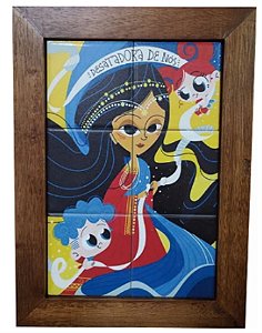 Quadro de azulejo - Desatadora de nós