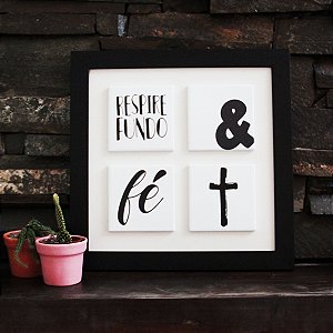 Quadro de azulejo Decor - Fé
