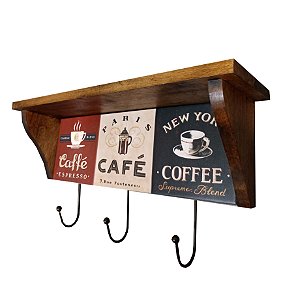 Prateleira de azulejo - Café Vermelho