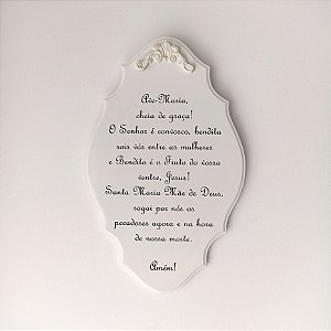 Placa - Ave Maria