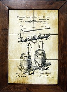 Quadro de azulejo - Barril