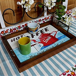 Bandeja de Azulejo - Hot Coffee