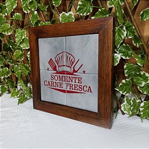 Quadro de azulejo - Carne fresca