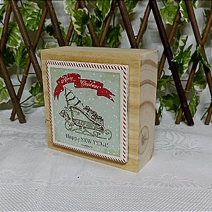 Cubo Signo Trenó natal