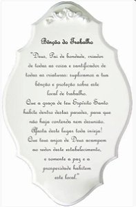 Placa - Benção do trabalho