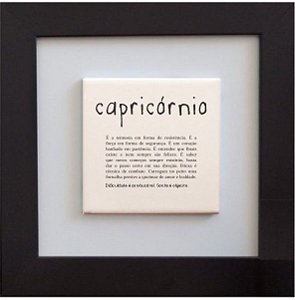Quadro de azulejo - Signo Capricórnio