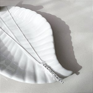 Colar palito com strass