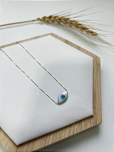 Colar olho grego navete