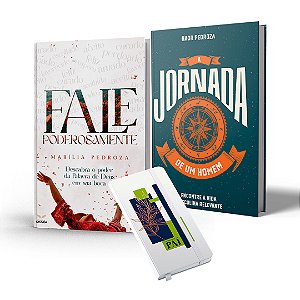 Combo Econômico (1 Livro A Jornada + 1 Livro Fale Poderosamente + 1 Moleskine)