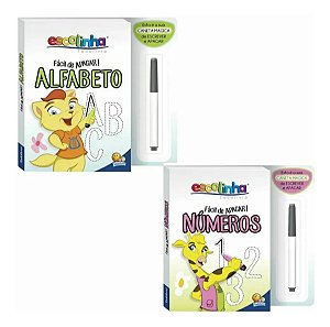 Kit Quebra-cabeça Educativo Alfabetização Números e Letras - Mente Brincante