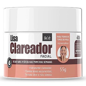Creme Lisa Clareador Facial Hidratante Bio Soft Dia e Noite