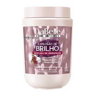 Máscara de Hidratação Capilar DaBelle Explosão de Brilho 800g