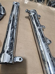 Copos das bengalas 160 2018 a 2023 a disco original Honda cromadas