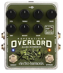 Pedal Ehx Operation Overlord Overdrive Electro Harmonix