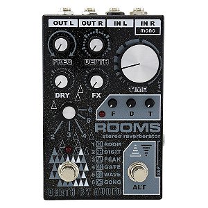 Pedal Death By Audio ROOMS Stereo Reverb