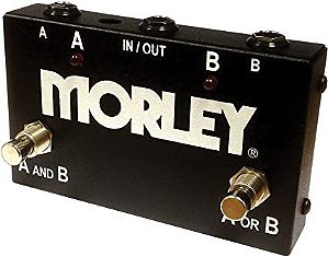 Pedal ABY Morley  2 Botões Switcher Combiner